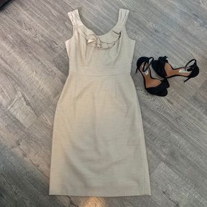 ✨Antonio Melani Tan Pencil Dress Size 0